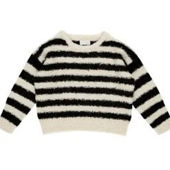Aspen Sweater in Fuzzy Stripe by Rylee & Cru