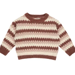 Aspen Sweater in Multi Stripe by Rylee & Cru
