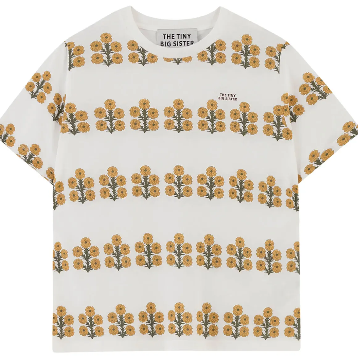 Aster Tee in Off White by The Tiny Big Sister