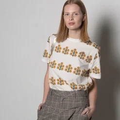 Aster Tee in Off White by The Tiny Big Sister