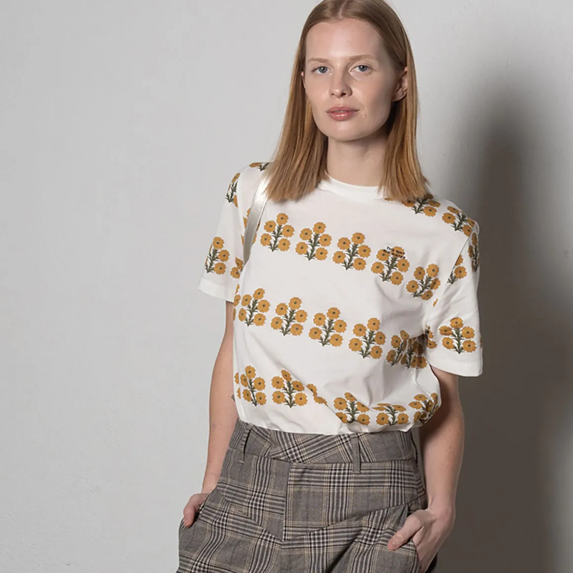 Aster Tee in Off White by The Tiny Big Sister