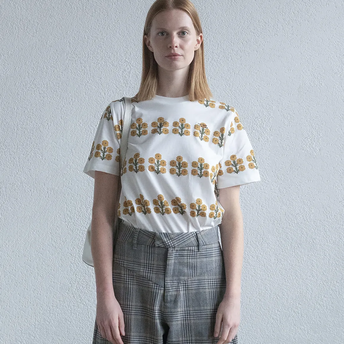 Aster Tee in Off White by The Tiny Big Sister