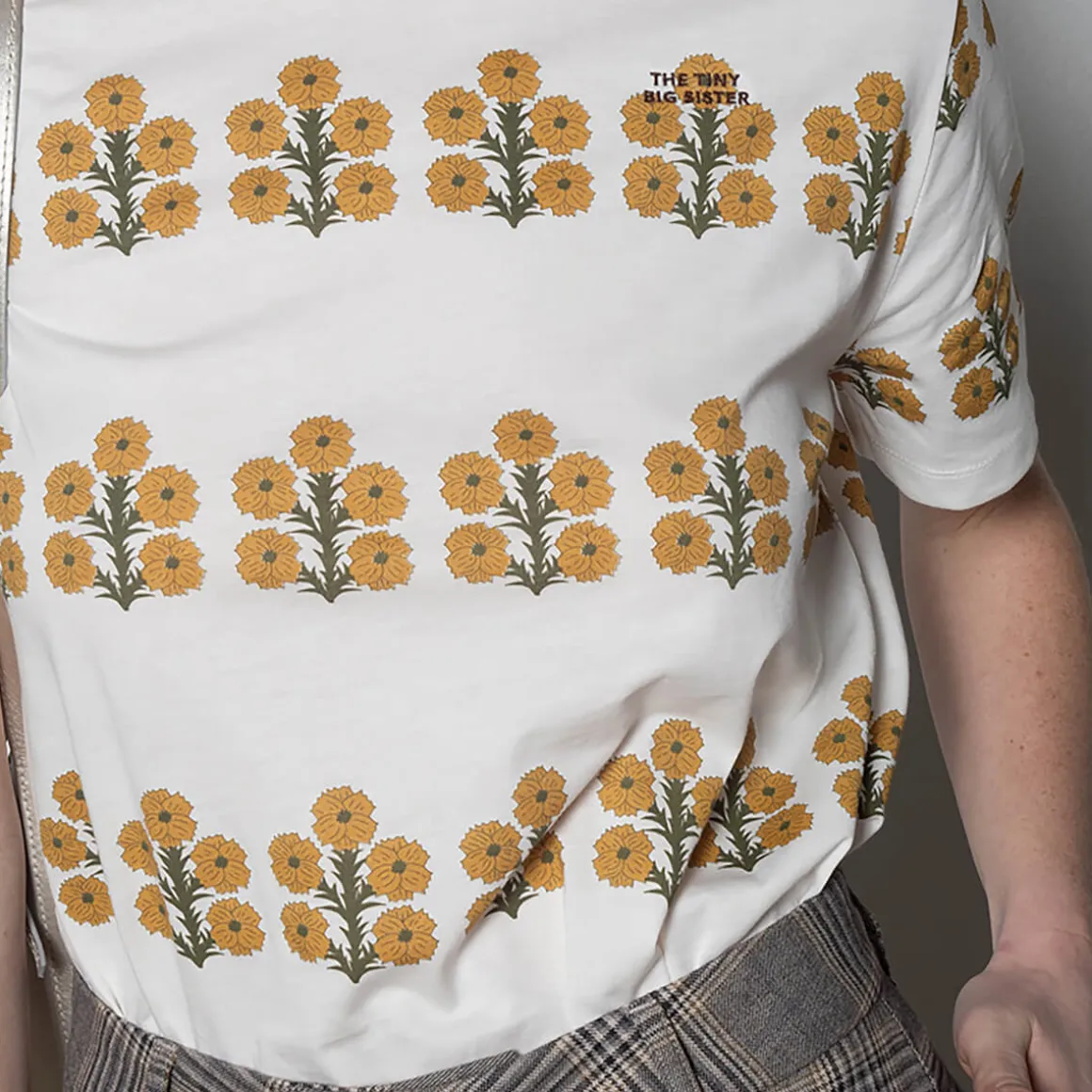 Aster Tee in Off White by The Tiny Big Sister