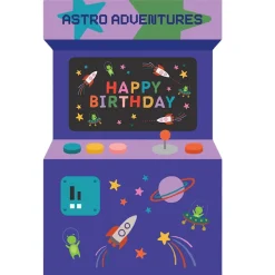 Astro Adventures Greetings Card by Mifkins