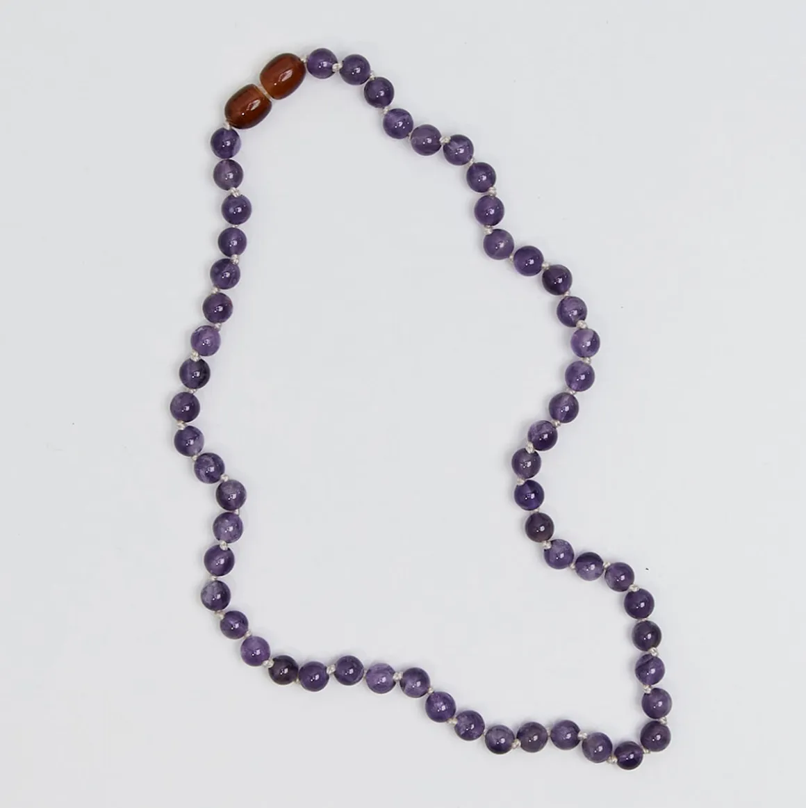 Aura Kids Necklace in Purple Amethyst by Nirrimis