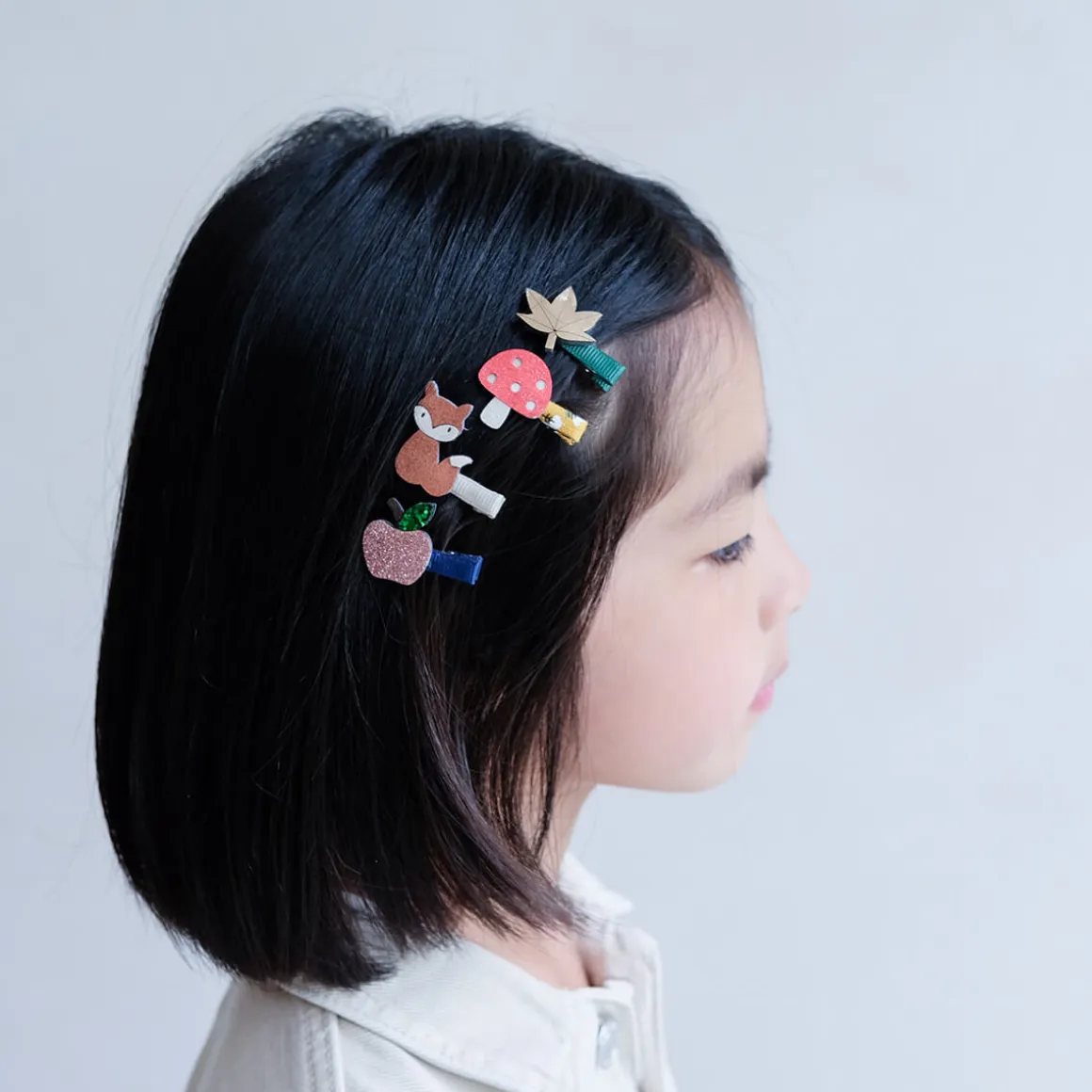 Autumn Forest Mini Hair Clips by Mimi & Lula