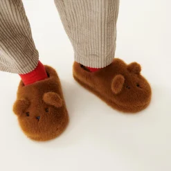 Avaja Bear Slippers in Golden Caramel by Liewood