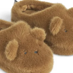 Avaja Bear Slippers in Golden Caramel by Liewood
