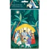 Away In A Manger Advent Calendar Greetings Card By Roger La Borde