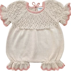 Awena Romper in Oatmilk by Mabli