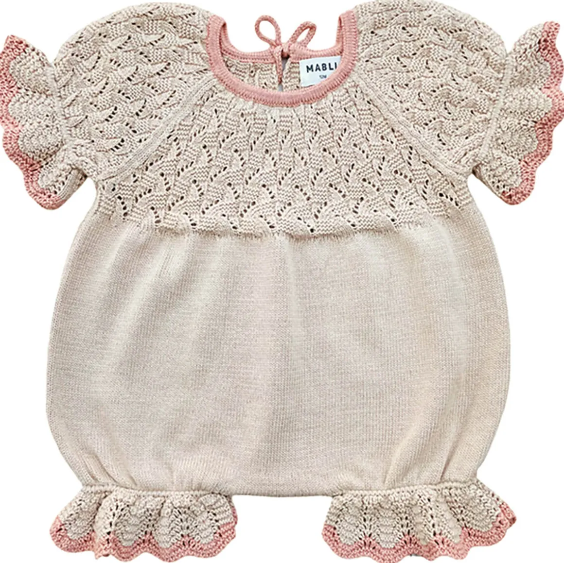 Awena Romper in Oatmilk by Mabli
