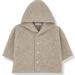 Ayala Hooded Jacket in Beige by 1+ in the Family - Last Ones In Stock - 3-12 Months