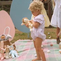 Babbit Bunny Dinky Dinkum Fluffle Family Doll in Buttercream by Olli Ella