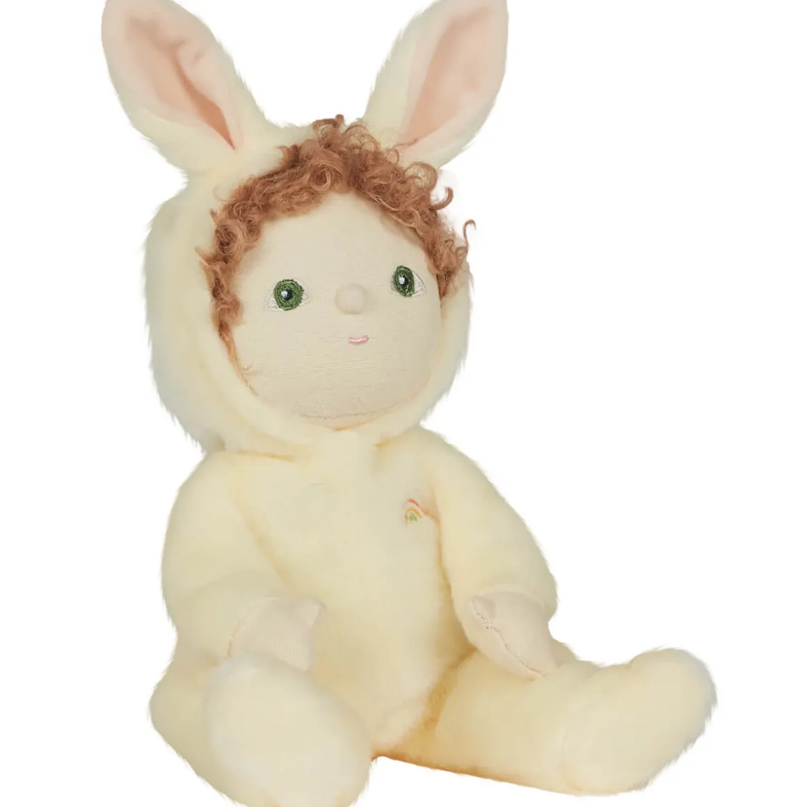 Babbit Bunny Dinky Dinkum Fluffle Family Doll in Buttercream by Olli Ella