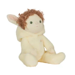 Babbit Bunny Dinky Dinkum Fluffle Family Doll in Buttercream by Olli Ella