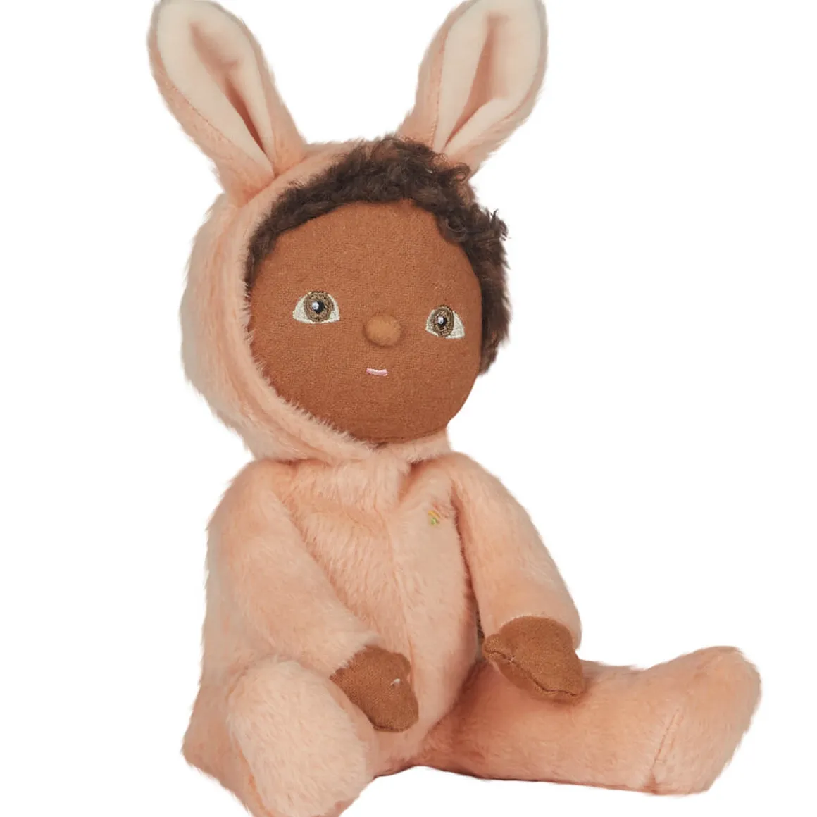 Babs Bunny Dinky Dinkum Fluffle Family Doll in Apricot by Olli Ella