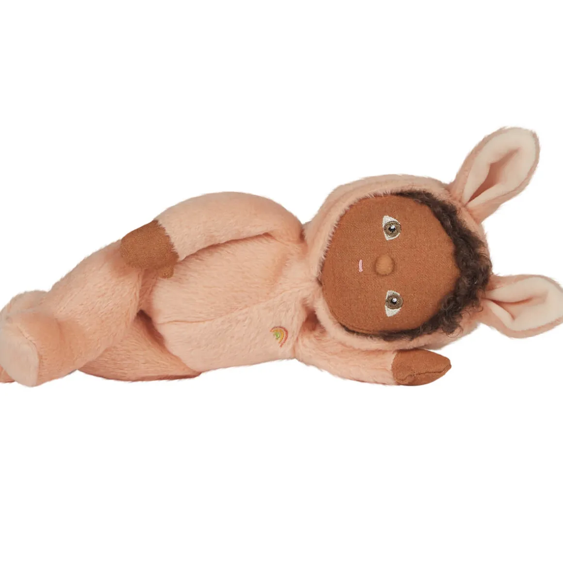 Babs Bunny Dinky Dinkum Fluffle Family Doll in Apricot by Olli Ella