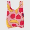 Baby Bag in Light Pink Apples & Bananas by Baggu