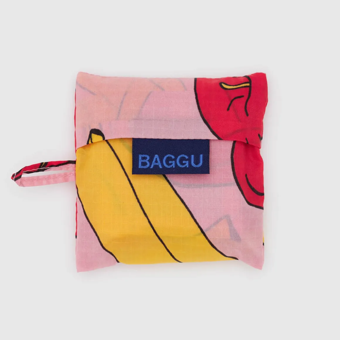 Baby Bag in Light Pink Apples & Bananas by Baggu