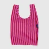 Baby Bag in Pink and Red Painted Stripe by Baggu