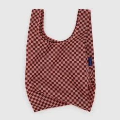Baby Bag in Pink Brown Check by Baggu