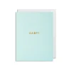 Baby Boy Mini Greetings Card by Cherished for Lagom Design
