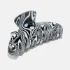 Baby Dolly Hair Claw in Black Marble by Chunks