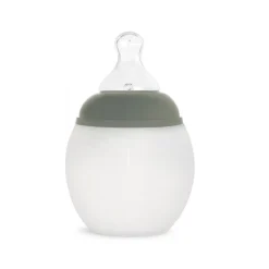 Baby Feeding Bottle 240ml With Teat in Khaki by Élhée
