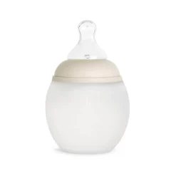 Baby Feeding Bottle 240ml With Teat in Sand by Élhée