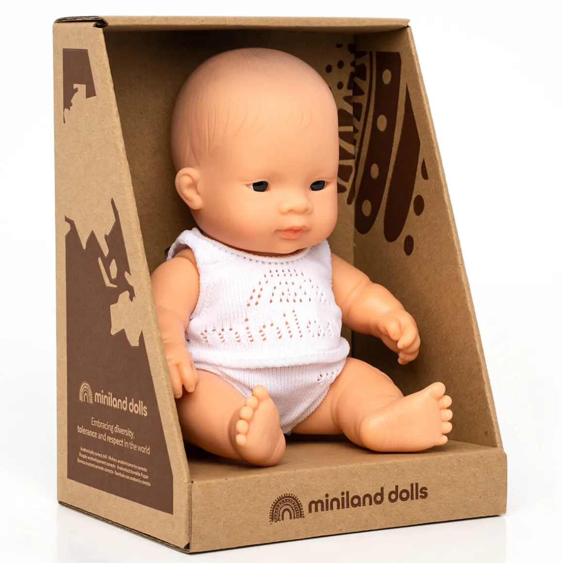 Baby Girl Doll (21cm Asian) by Miniland
