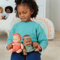 Baby Girl Doll (21cm Hispanic) by Miniland