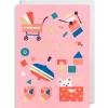 Baby Girl Greetings Card by Ekaterina Trukan for Lagom Design