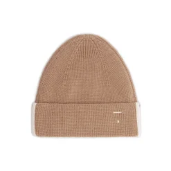 Baby Knitted Beanie in Biscuit by Gray Label
