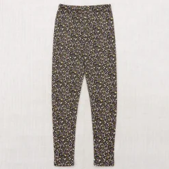 Baby Legging in Carbon / Periwinkle Mini Floral by Misha & Puff