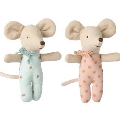 Baby Mice Twins in a Matchbox (Pink & Blue) by Maileg