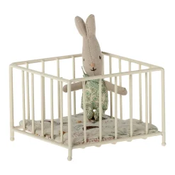 Baby Mouse Playpen with White Patterned Mattress (My) by Maileg
