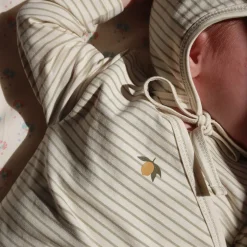 Baby Onesie in Tea Stripe by Konges Slojd
