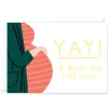 Baby On The Way Greetings Card by Charlotte Trounce for Wrap