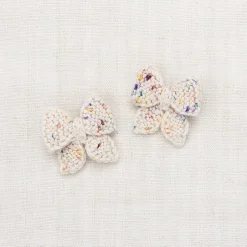 Baby Puff Bow Set in Iris Confetti by Misha & Puff