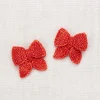 Baby Puff Bow Set in Red Flame by Misha & Puff