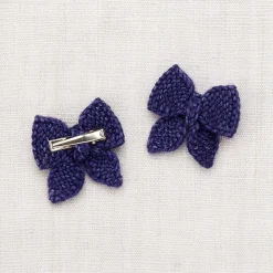 Baby Puff Bow Set in Violet by Misha & Puff
