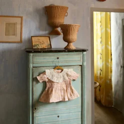 Baby Set in Petal Pink & Gold Flowers by Bonjour