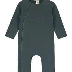 Baby Suit With Snaps in Blue Grey by Gray Label - Last Ones In Stock - 3-12 Months
