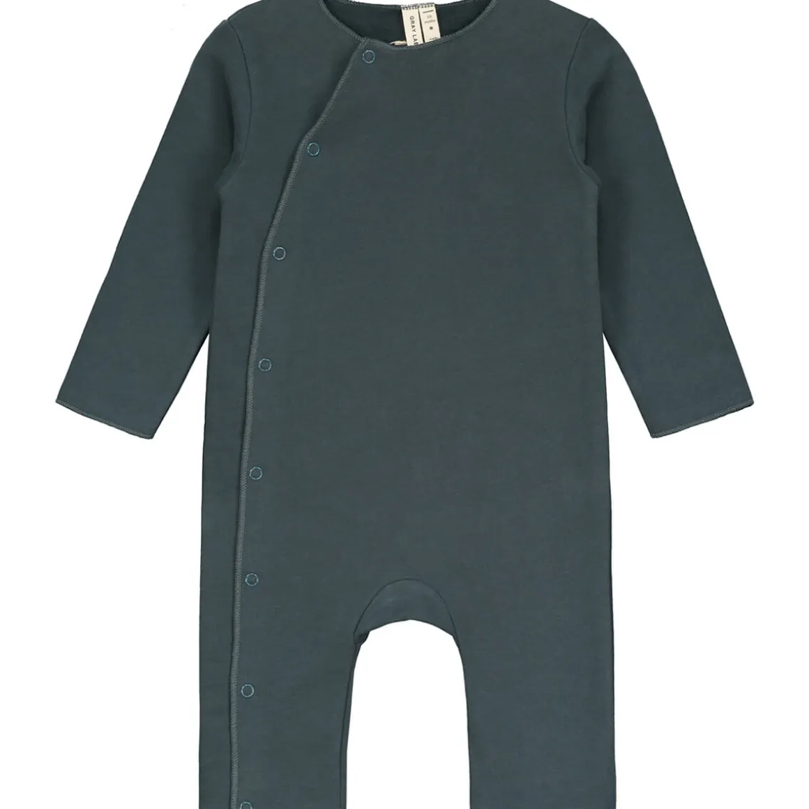 Baby Suit With Snaps in Blue Grey by Gray Label - Last Ones In Stock - 3-12 Months