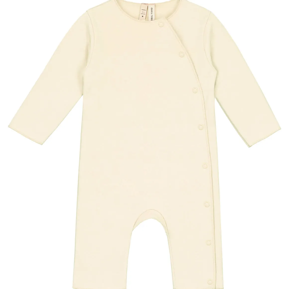 Baby Suit With Snaps in Cream by Gray Label