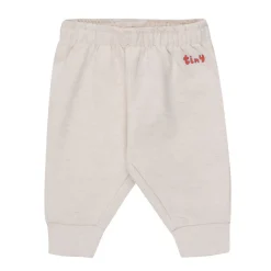 Baby Sweatpants in Light Cream Heather by Tinycottons - Last Ones In Stock - 6-12 Months