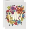 Baby Wreath Greetings Card by Red Cap Cards