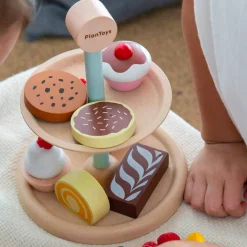 Bakery Cake Stand Wooden Play Set by PlanToys