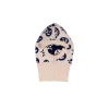 Balaclava in Ecru / Rich Navy Multi by Wynken