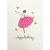 Ballerina Birthday Greetings Card by Rosie Wonders